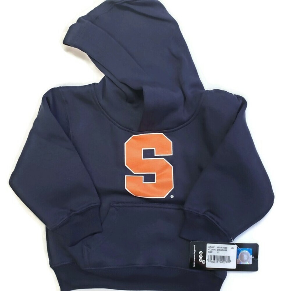 NCAA Size 3T Toddler Syracuse Orange Long Sleeve Pullover Sweatshirt Hoodie - Picture 4 of 4